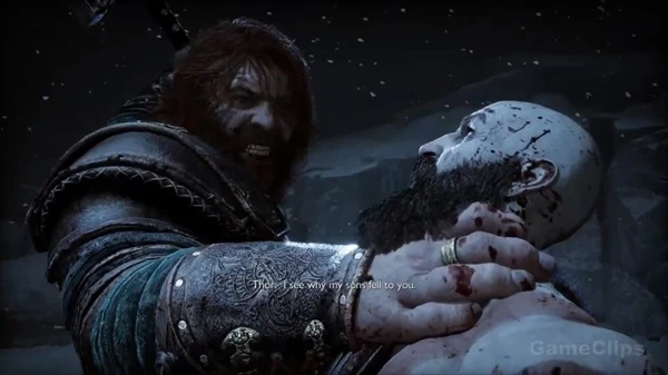 ویدئو کلیپ بازی GOD OF WAR Kratos Kills All Norse Gods